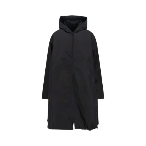 Middle Camelia Logo Printed Coat