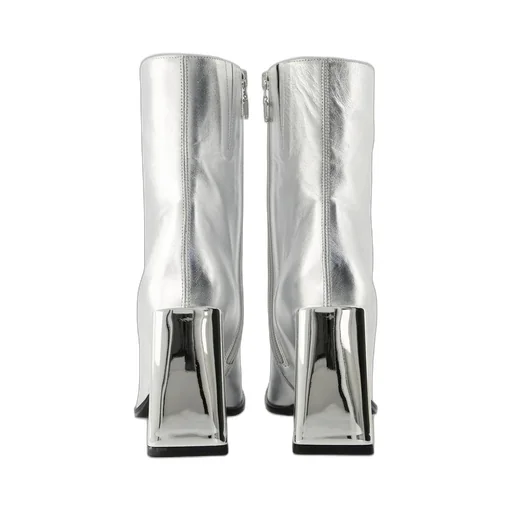 Moon Zip-Up Heeled Boots