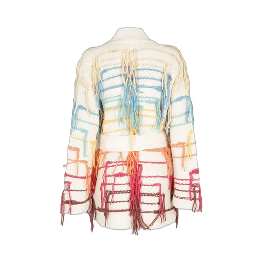 Psychedelic Fringe Cardigan