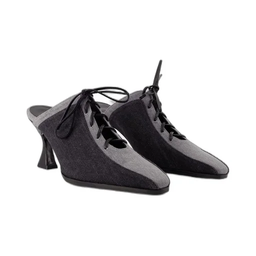 Corset Lace-Up Pumps