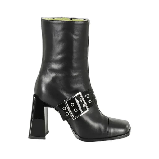 Block Heel Ankle Boots