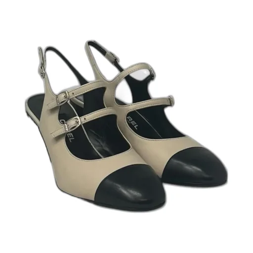 Papaya Slingback Mary Janes Pumps