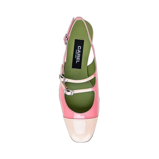 Abricot Slingback Mary Jane Pumps