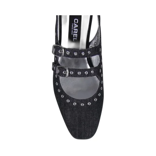Queen Buckled Ballet Flats