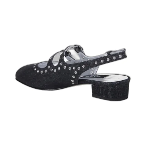 Queen Buckled Ballet Flats