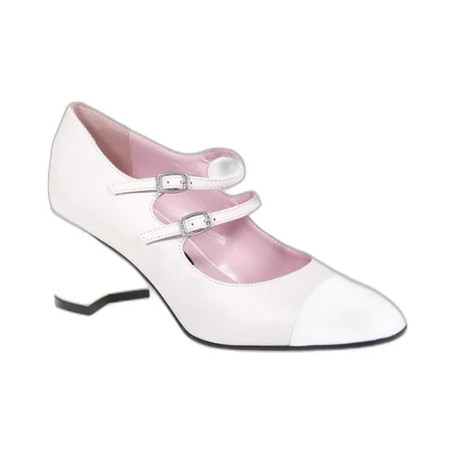 Paris Cherry Square Toe Pumps
