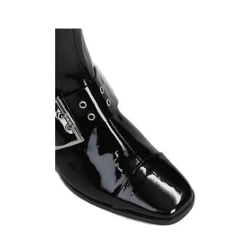 Rock Heeled Ankle Boots