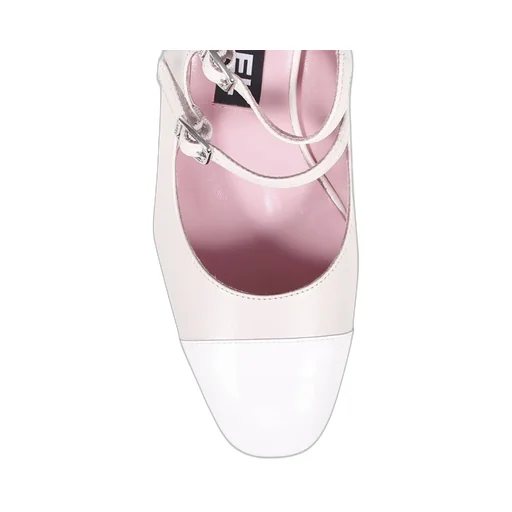 Paris Cherry Square Toe Pumps