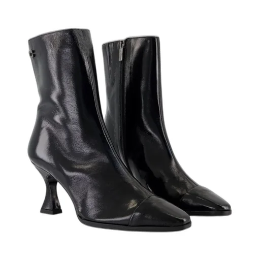 Zip-Up Cap Toe Boots