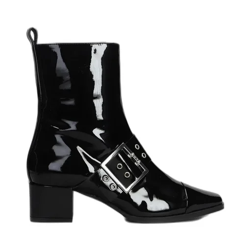 Rock Heeled Ankle Boots