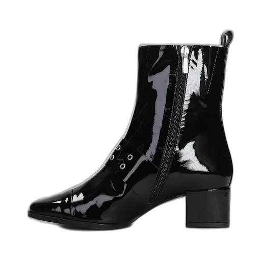 Rock Heeled Ankle Boots