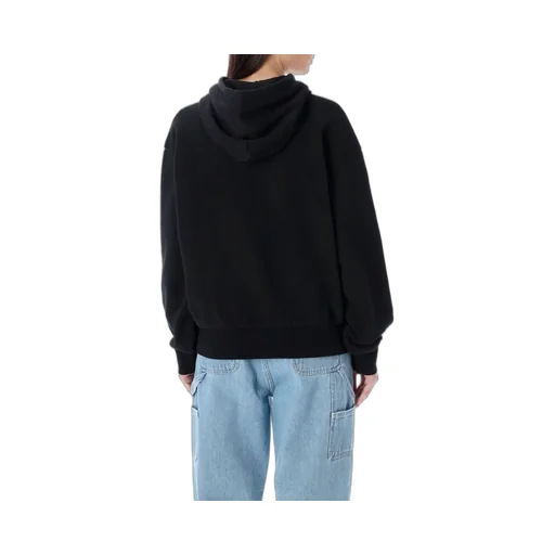 Logo-Embroidered Drawstring Oversized Hoodie
