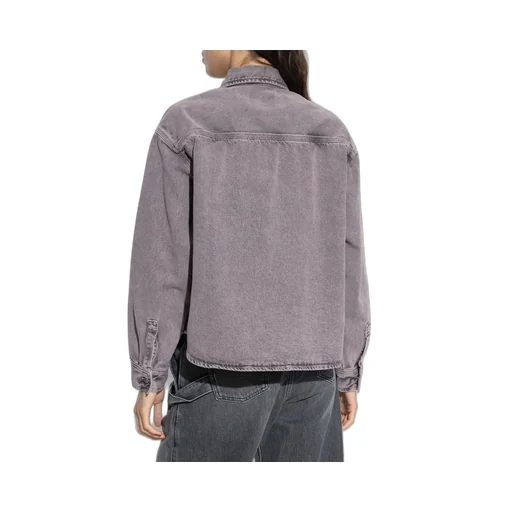 Logo Patch Denim Shirt