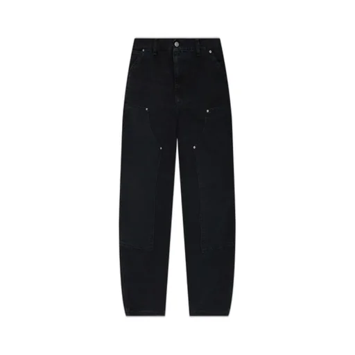 Logo Patch Double-Knee Trousers