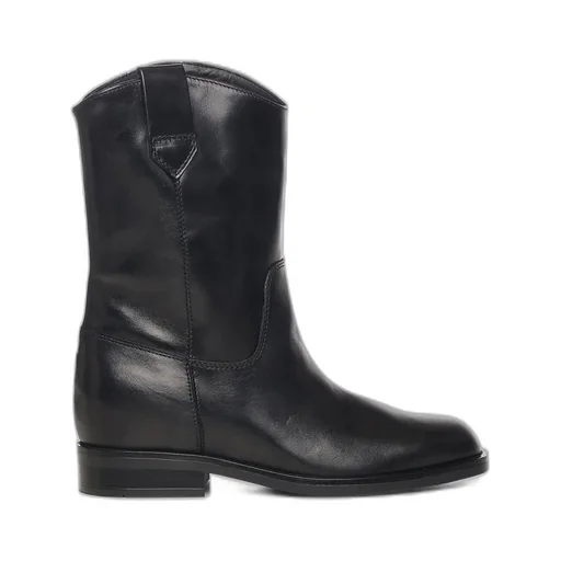 Calfskin Mid-Calf Boots