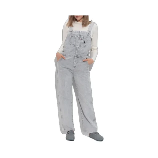 W' Bib Overall Straight Jumpsuit