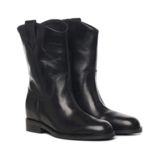 Calfskin Mid-Calf Boots