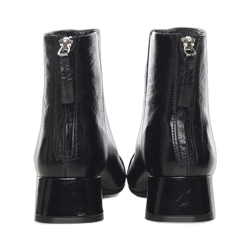 Rose Zipped Ankle Boots