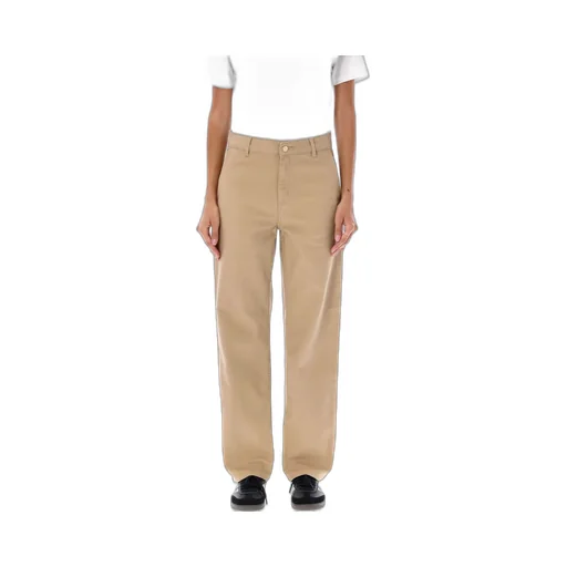 Logo Patch Pierce Double Knee Pants