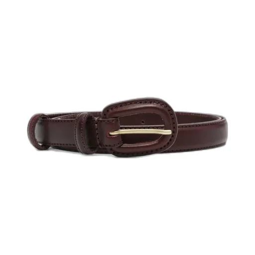 Logo Embossed Buckle Belt