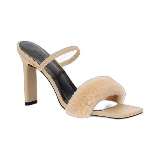 Ada Slip-On Shearling Sandals