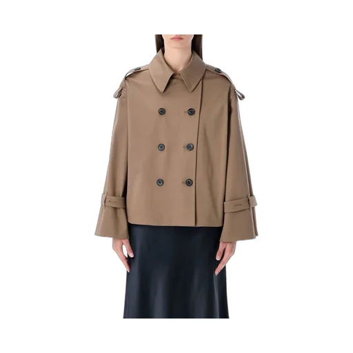 Alisandra Double-Breasted Trench Coat