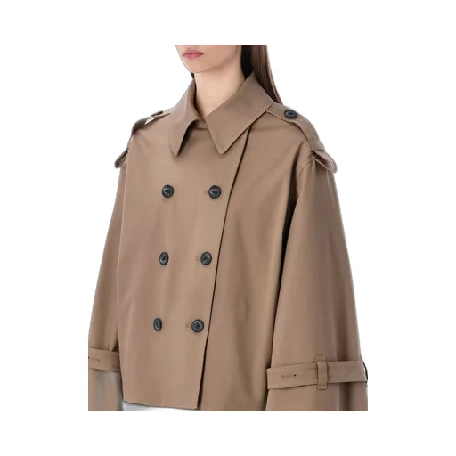Alisandra Double-Breasted Trench Coat