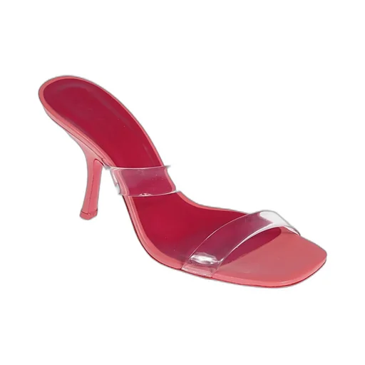 Clara Square Toe Heeled Mules