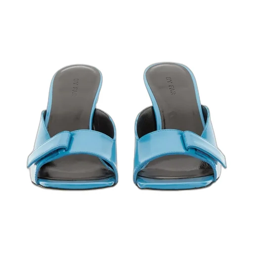 Squared-Toe Stiletto Heel Sandals
