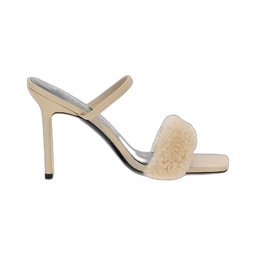 Ada Slip-On Shearling Sandals