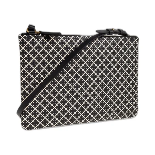 Graphic Printed Zipped Shoulder Bag