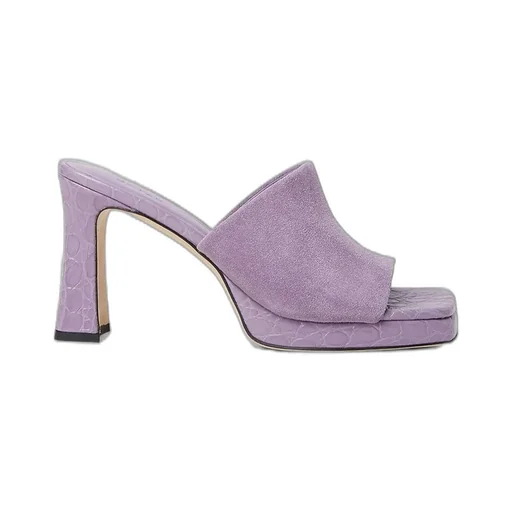Embosed Slip-On Mules
