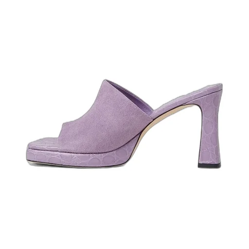 Embosed Slip-On Mules