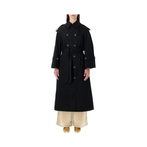Alaya Double-Breasted Trench Coat
