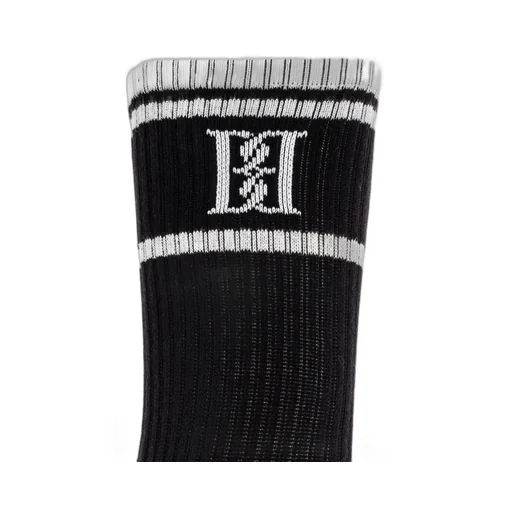 Ribbed Logo Socks