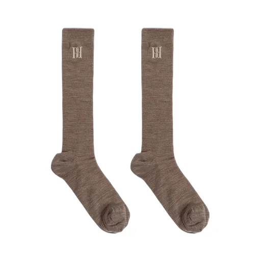 Logo Embroidered Socks
