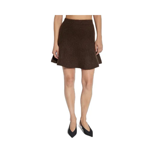 Dox Flared Knitted Mini Skirt