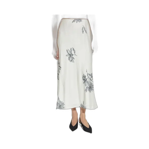 Boshan Floral Printed Midi Skirt