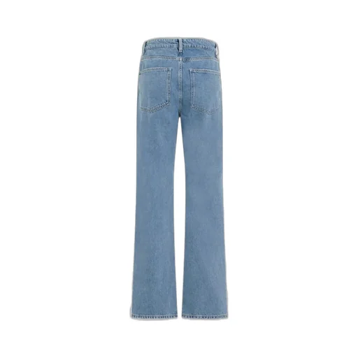 Miliumlo High-Waist Straight-Leg Jeans