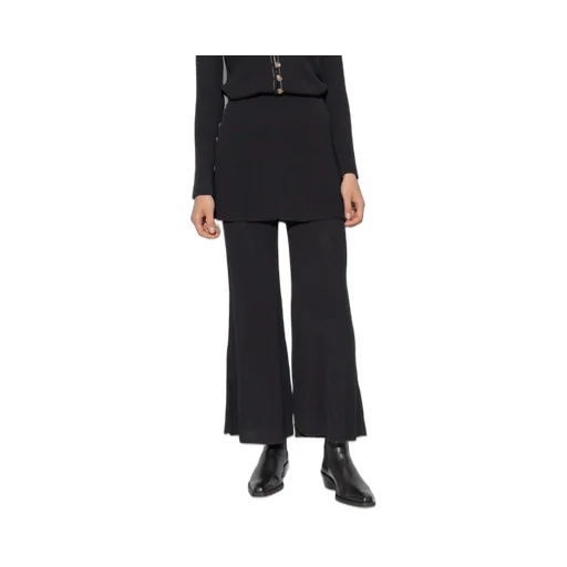 Flared Knit Pants