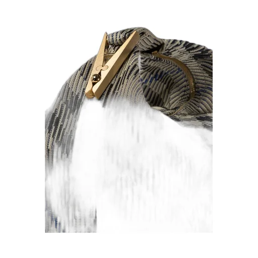 Peg Checked Zipped Tote Bag