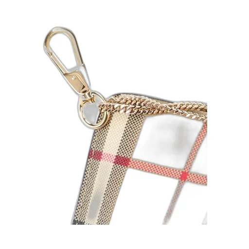 Check Printed Zipped Wallet
