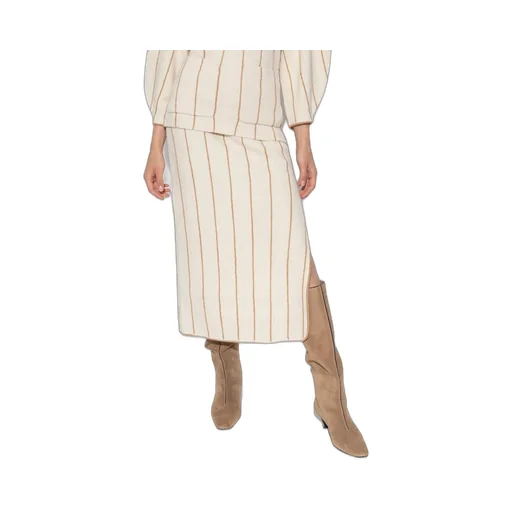 Striped Midi Skirt