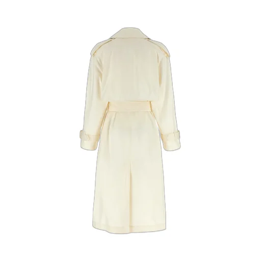 Double-Breasted Belted Trench Coat