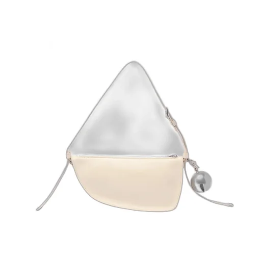 Bell-Detailed Zipped Shoulder Bag