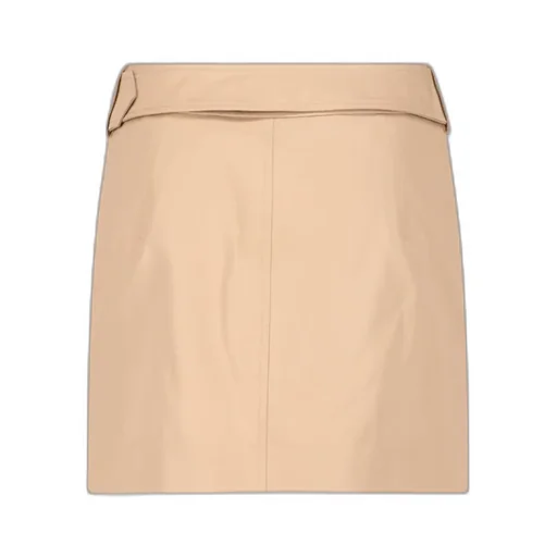 Belted-Waist Mini Skirt
