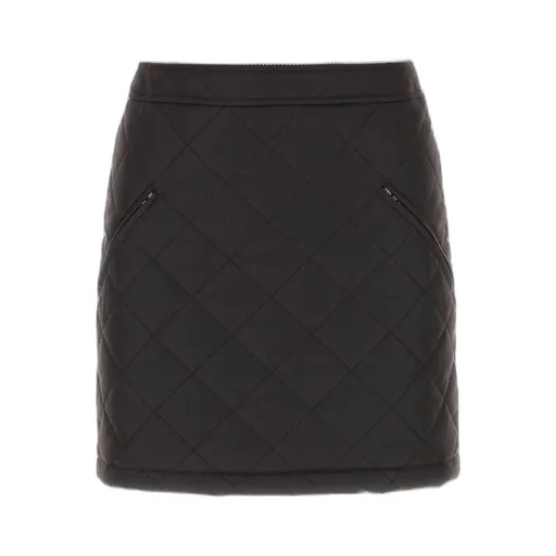 Diamond Quilted Mini Skirt