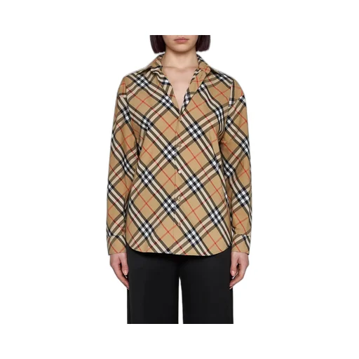 Check Printed Long Sleeved Shirt
