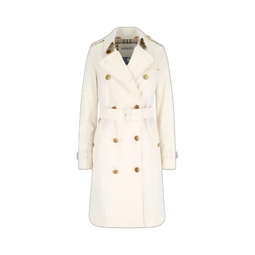 Double Breasted Gabardine Kensington Trench Coat