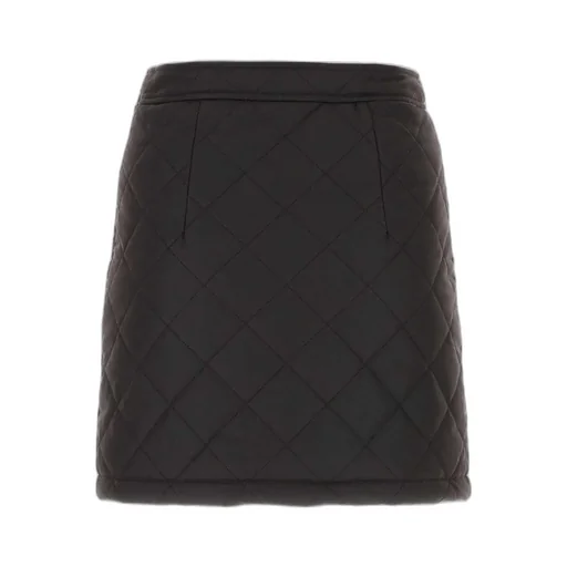 Diamond Quilted Mini Skirt